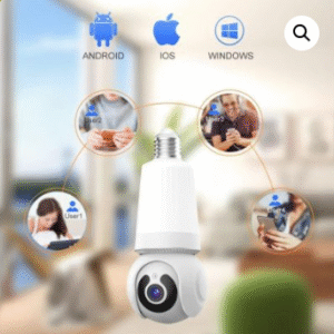 V380 Q26-L 2MP Bulb 360 Degree WiFi Indoor Camera