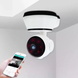 V380 Q6 WIFI IP Camera 360 degrees Doll Wifi Camera to Way Audio
